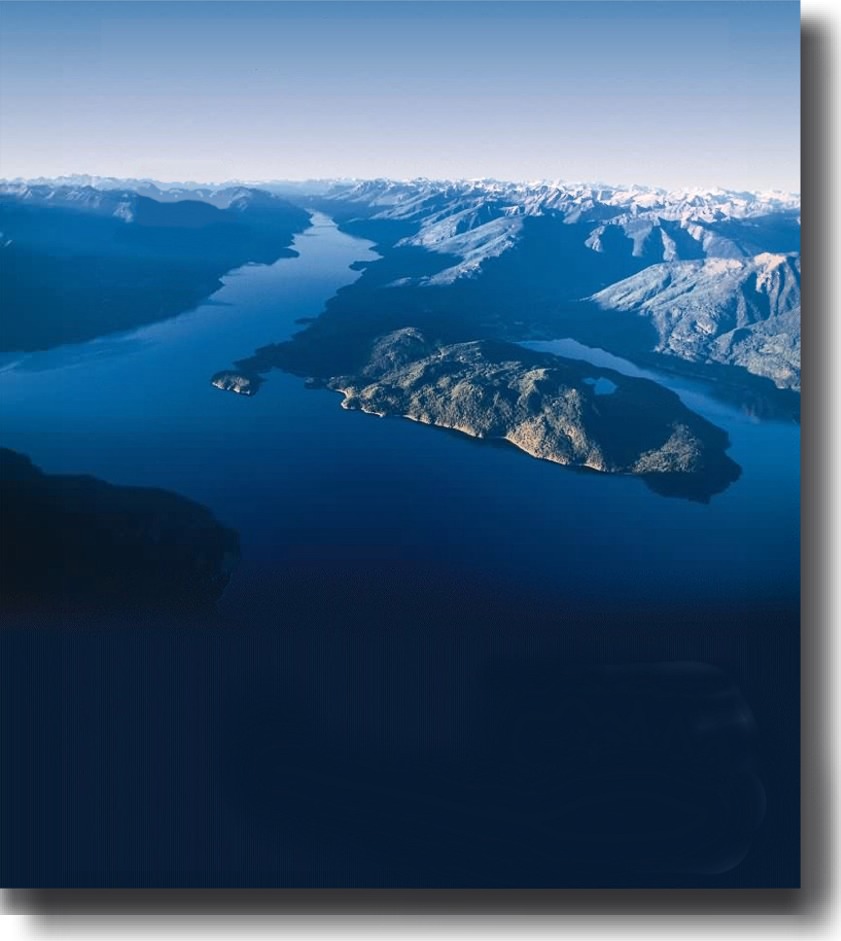 Kootenay Lake Aerial View